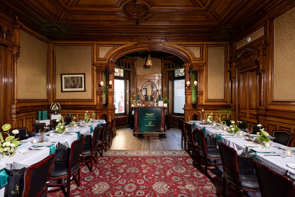 Glenfiddich Beyond the Track dinner at Bar George Montreal